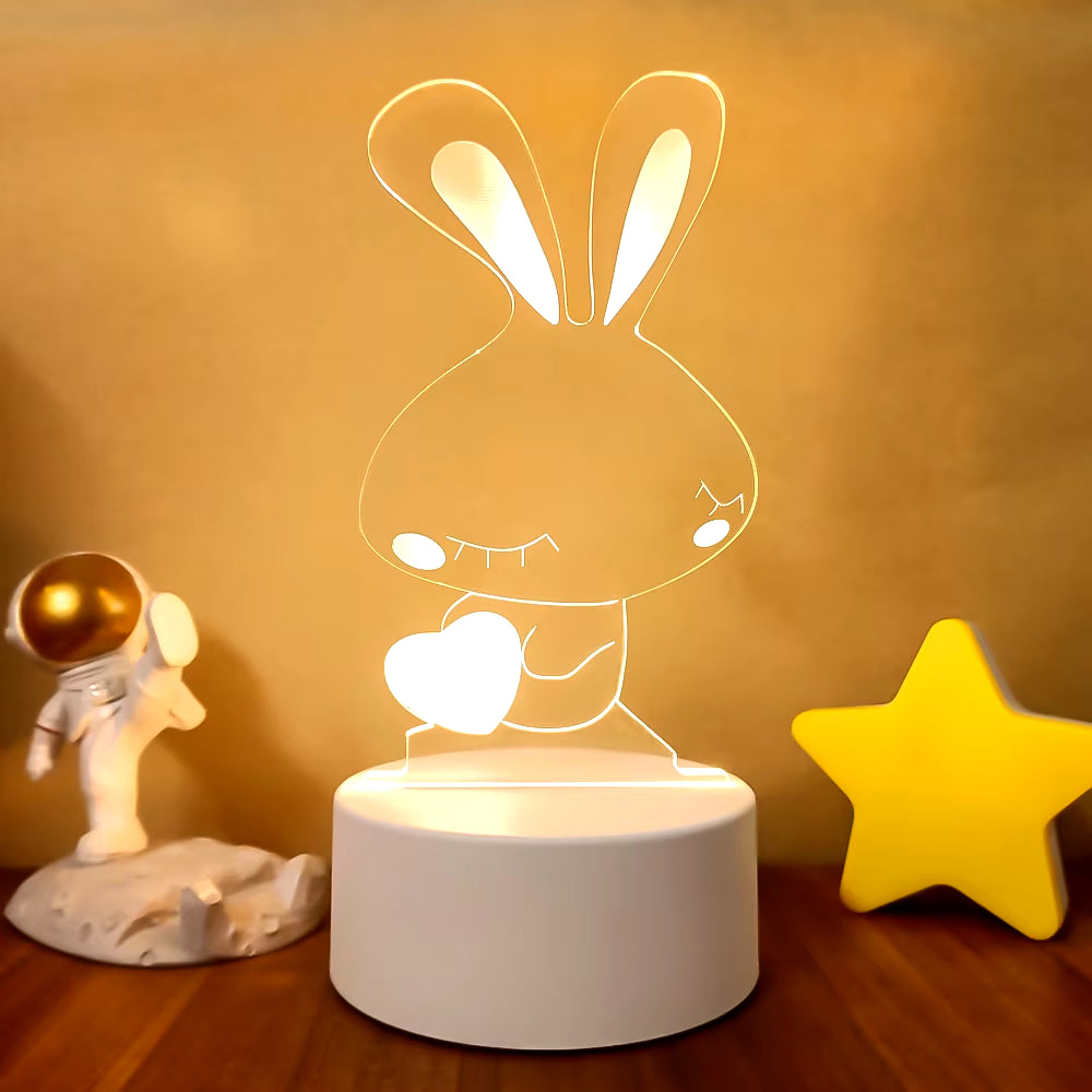 3D LED Lamp Creative 3D LED Night Lights Novelty Illusion Night Lamp 3D Illusion Table Lamp for Home Decorative Light